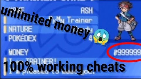 secret cheats trick  drastic emulator for Pokemon black version 2