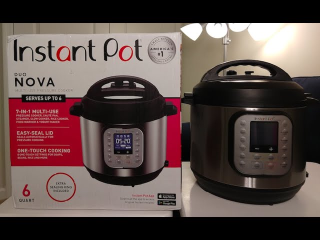Instant Pot - DUO NOVA 6 quart electric pressure cooker and more. 