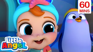 Little Angel - Fun Day At The Aquarium | Kids Fun &amp; Educational Cartoons | Moonbug Play and Learn