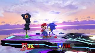 Super Smash Bros. For Wii U : Mario VS Sonic
