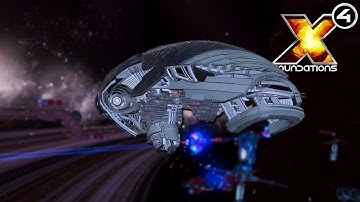 COLOSSAL XENON DESTROYER RAID - Split Vendetta Gameplay - X4: Foundations Part 13