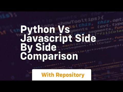 Python vs javascript side by side comparison