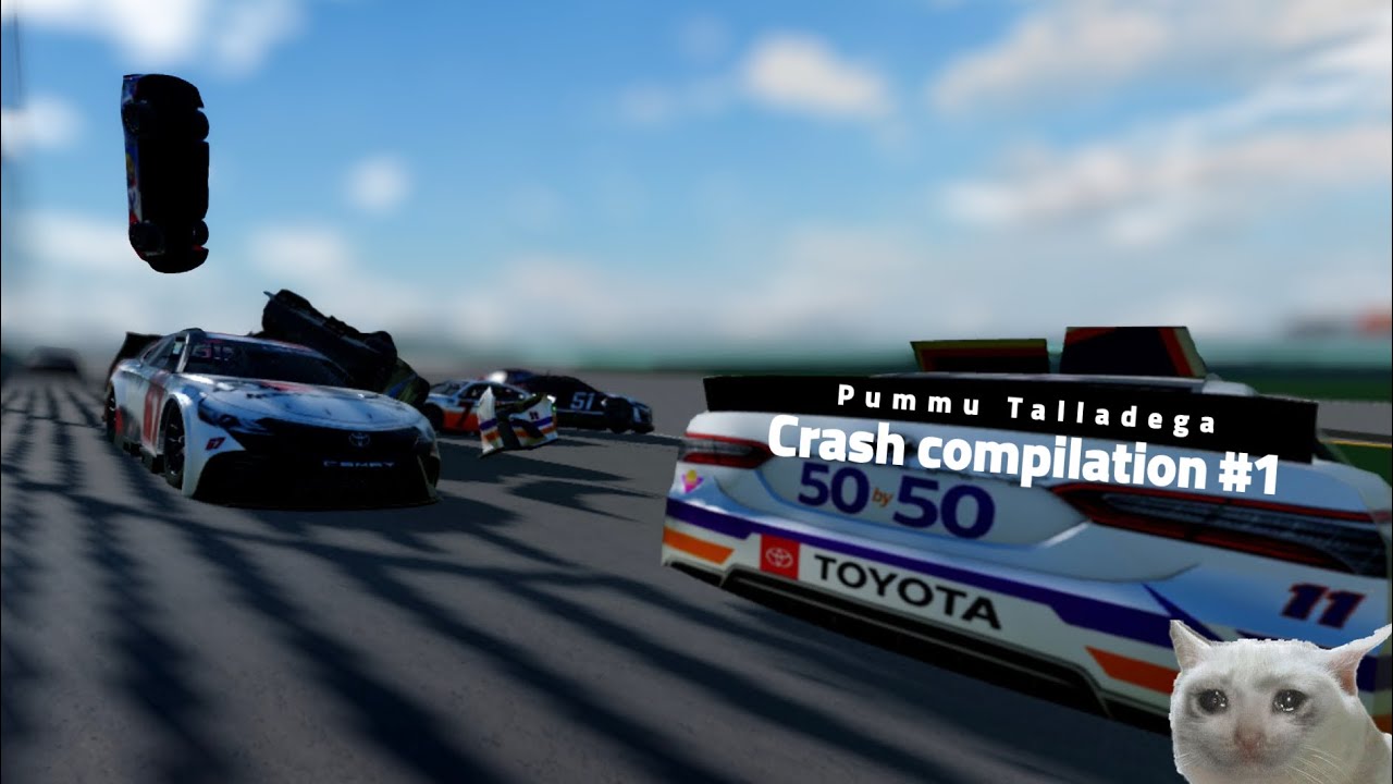 Pummu Talladega Crash Compilation #1 - YouTube