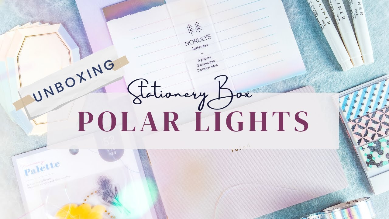 ZenPop Stationery Box December 2022 Polar Light