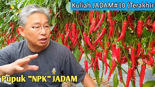 Pupuk NPK JADAM, kuliah JADAM#10 (terakhir)