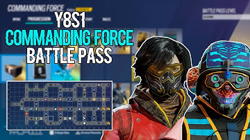Y8S1 Commanding Force COMPLETE New BATTLE PASS - Showcase - Rainbow Six Siege Year 8