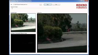 Rekno - Moving Object Detection using Moving Camera