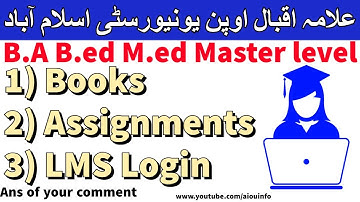 Aiou Books Assignments Update Semester Spring 2021 Allama Iqbal Open University | AIOU INFO
