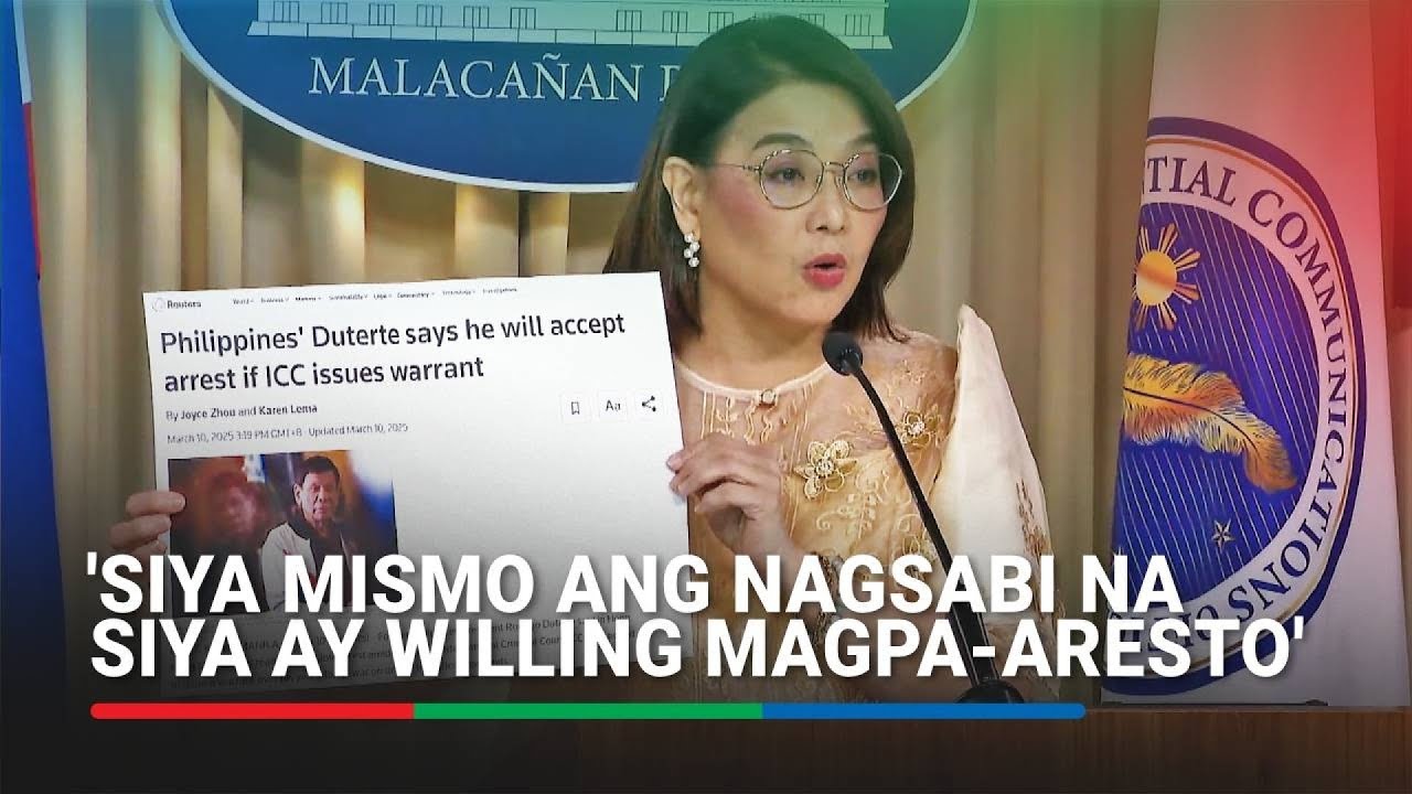 Anong 'kidnapping'? Palasyo inungkat ang 'hurry up' na hamon ni Duterte sa ICC