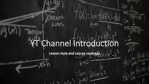 Advanced Higher Statistics Youtube Channel Intro