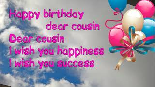 Happy Birthday Cousin