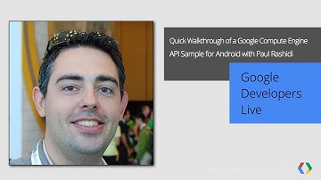 Quick Walkthrough of a Google Compute Engine API Sample for Android