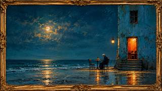The Beauty of Solitude | Ocean Waves & Wind | Relaxing 4K Frame TV Art | 2 Hours