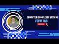 View Tab in MS Word | Full Explanation of View Tab in MS Word.