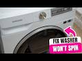 How To Fix Samsung Washer Won’t Spin 2026