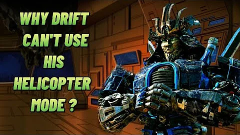 Why drift didn't use his Helicopter mode Again ?