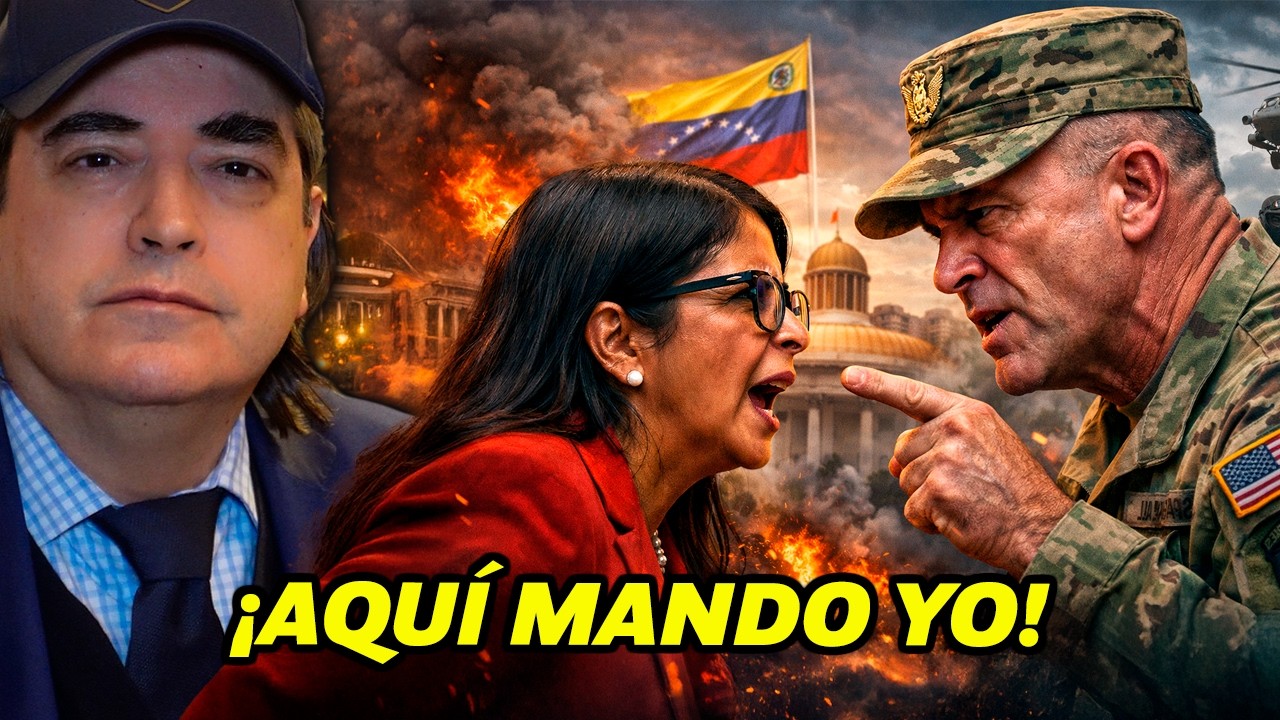 Le dice el general Donovan a Delcy en Caracas