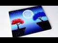 Acrylic painting easy end beautiful