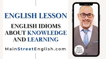 Master English Idioms 📚 Become an Idiom Pro: Learn Essential Expressions on Knowledge and Learning 📚
