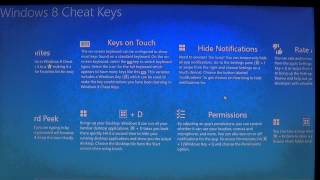 Windows 8 Windows 8 cheat keys app review