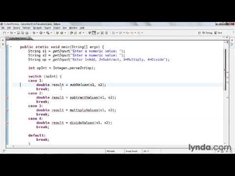 05. Exploring Syntax and Flow - 08  Creating a more complex calculator application