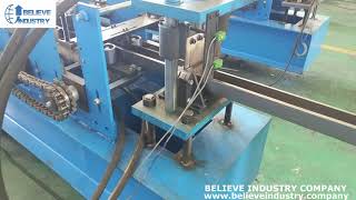 : C100 Lip Channel Roll Forming Machine To Malaysia