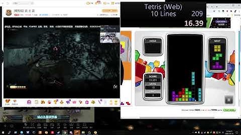 Tetris Web Mouse 10 Lines 21 seconds