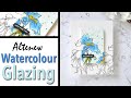 Easy Speedy Watercolour Glazing - Altenew Iris!