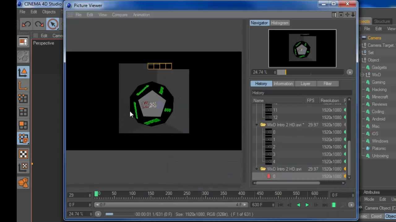 How to Render an Animation in Cinema 4D in HD - YouTube