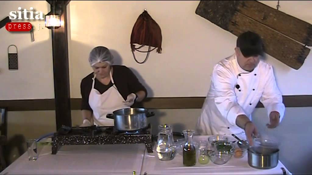 Κρητών Γεύσεις 1η -κατσικάκι με άγριες αγκινάρες