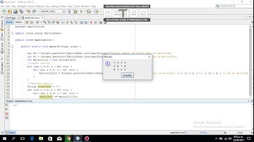 Imprimir matriz en Java (JOptionPane) - DanielBeleño