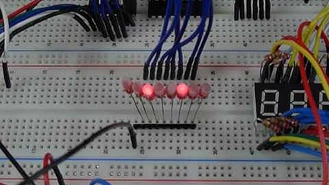 STM32でシフトレジスタ/シリアルイン・パラレルアウトでIOを拡張しLED点灯