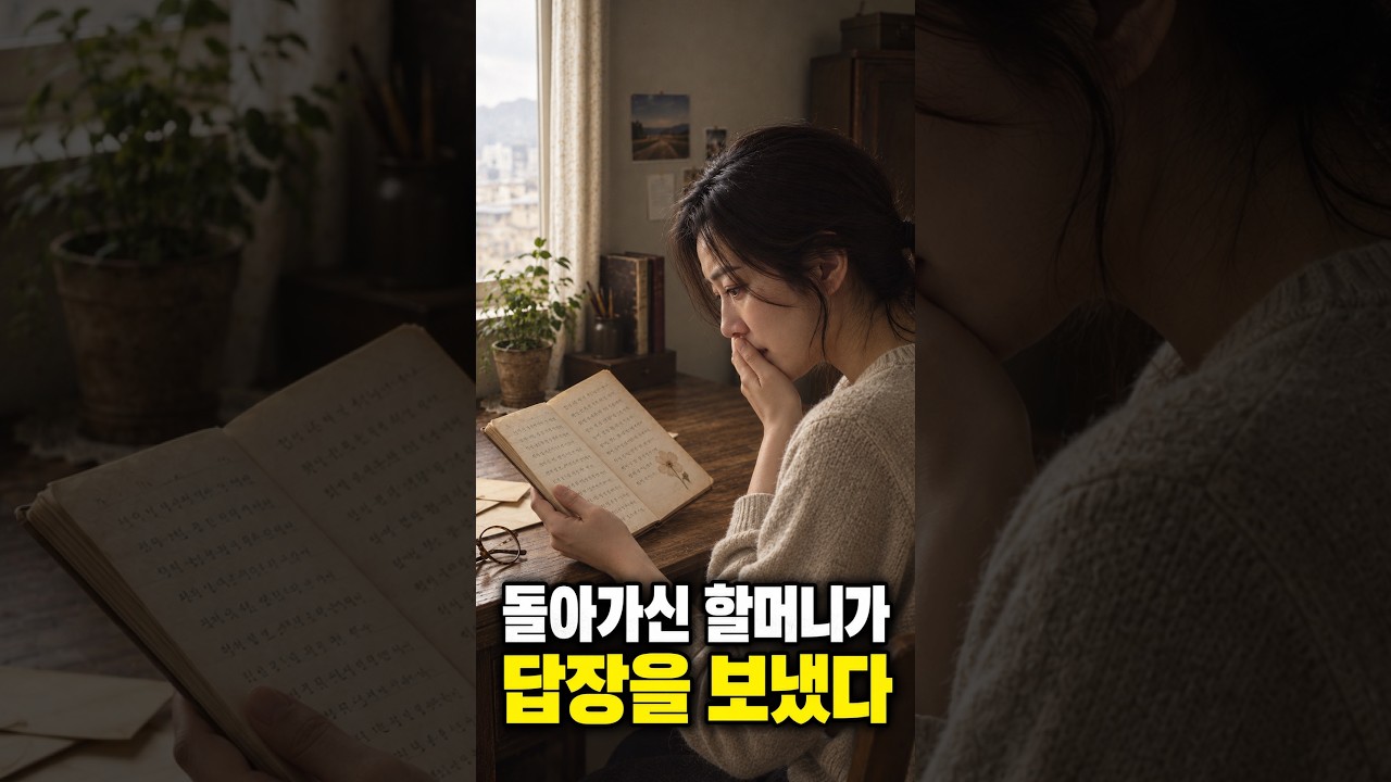 돌아가신 외할머니에게 편지를 썼더니 답장이 왔다