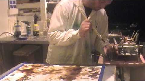 WAX Twist encaustic and paper.m4v