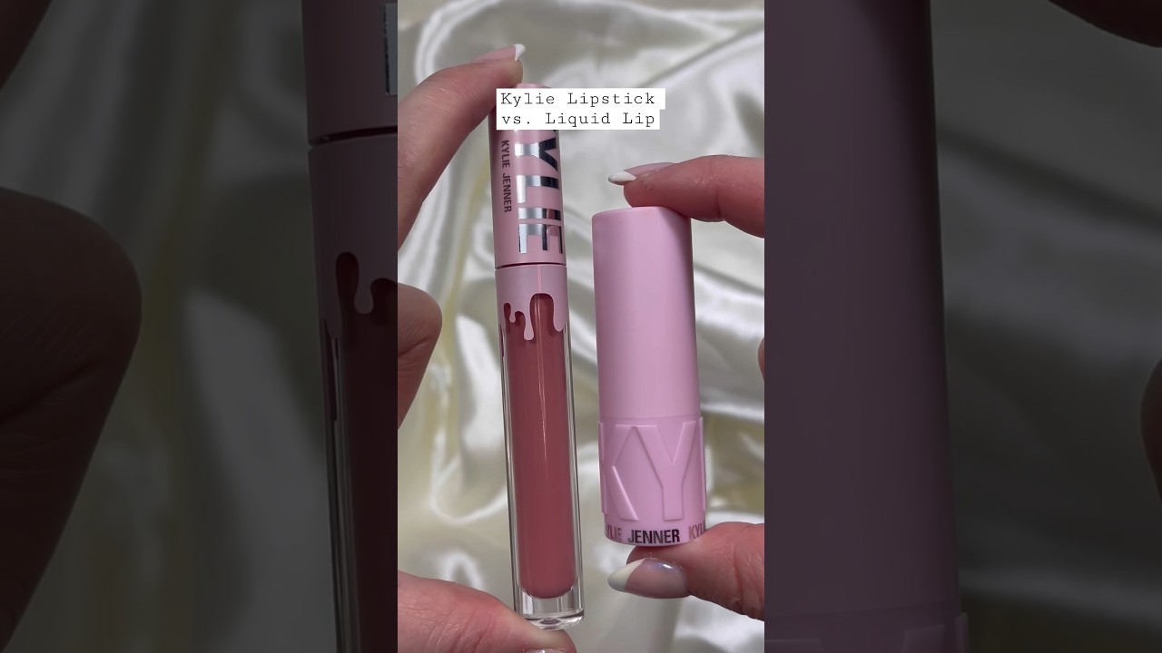 Comparing the new Kylie lipstick to the classic liquid lipstick 