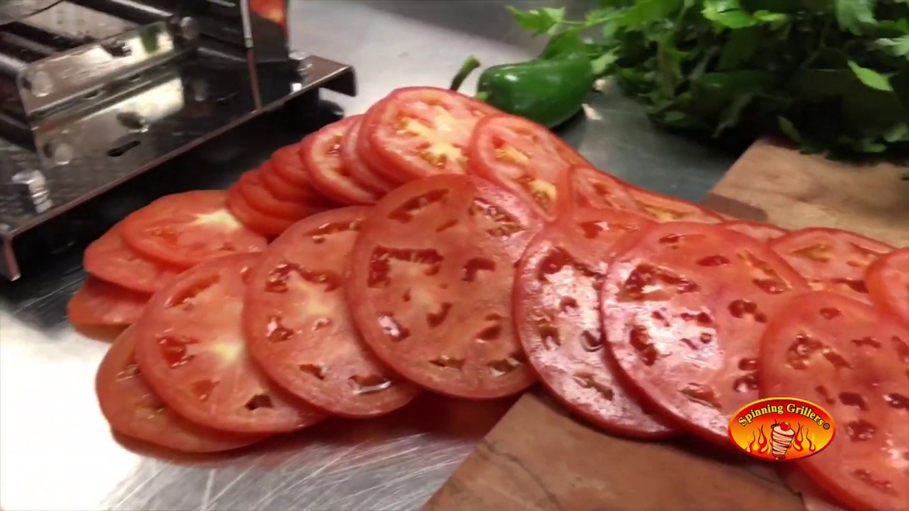 Spinning Grillers Tomato Slicer Extra Large - Slice with ease!