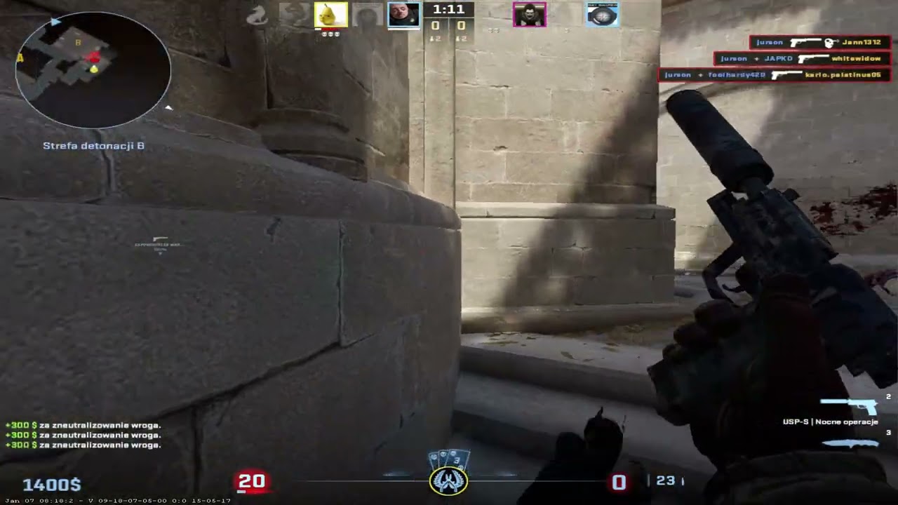 kolega na mnie krzyczy a ja robie (prawie) ace