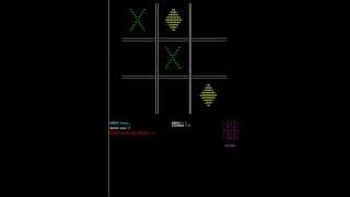 C programming XO gameNO opengl, NO graphics h