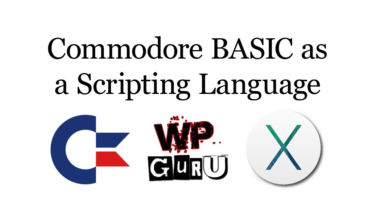 How to use Commodore BASIC as scripting language on macOS - YouTube