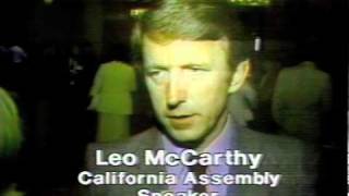 Speaker Leo McCarthy (D - San Francisco) on Jerry Brown