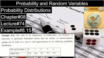 Probability and Random Variables | Chapter#08 | Example#8.15 | 1st Year Statistics Dr. Faqir