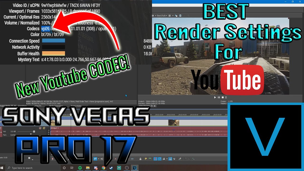 Vegas Pro 17 Tutorial How to Get The BEST Quality for Youtube Videos