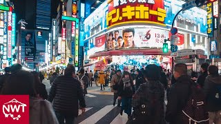 Shinjuku-sanchōme, Tokyo by night - Long Take【東京・新宿三丁目】 4K