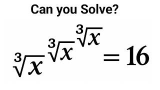 Exponents Maths Simplification | Tower Exponents Trick | Can you Solve 