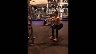 Exercise of the week: Walking Cable Squats