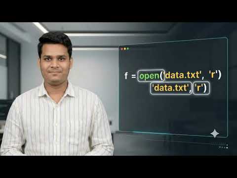 🐍 PYTHON FILE HANDLING | FILE OPERATIONS | PRACTICAL PYTHON TUTORIAL