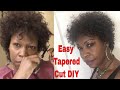 DIY Tapered Natural Haircut For Black Women