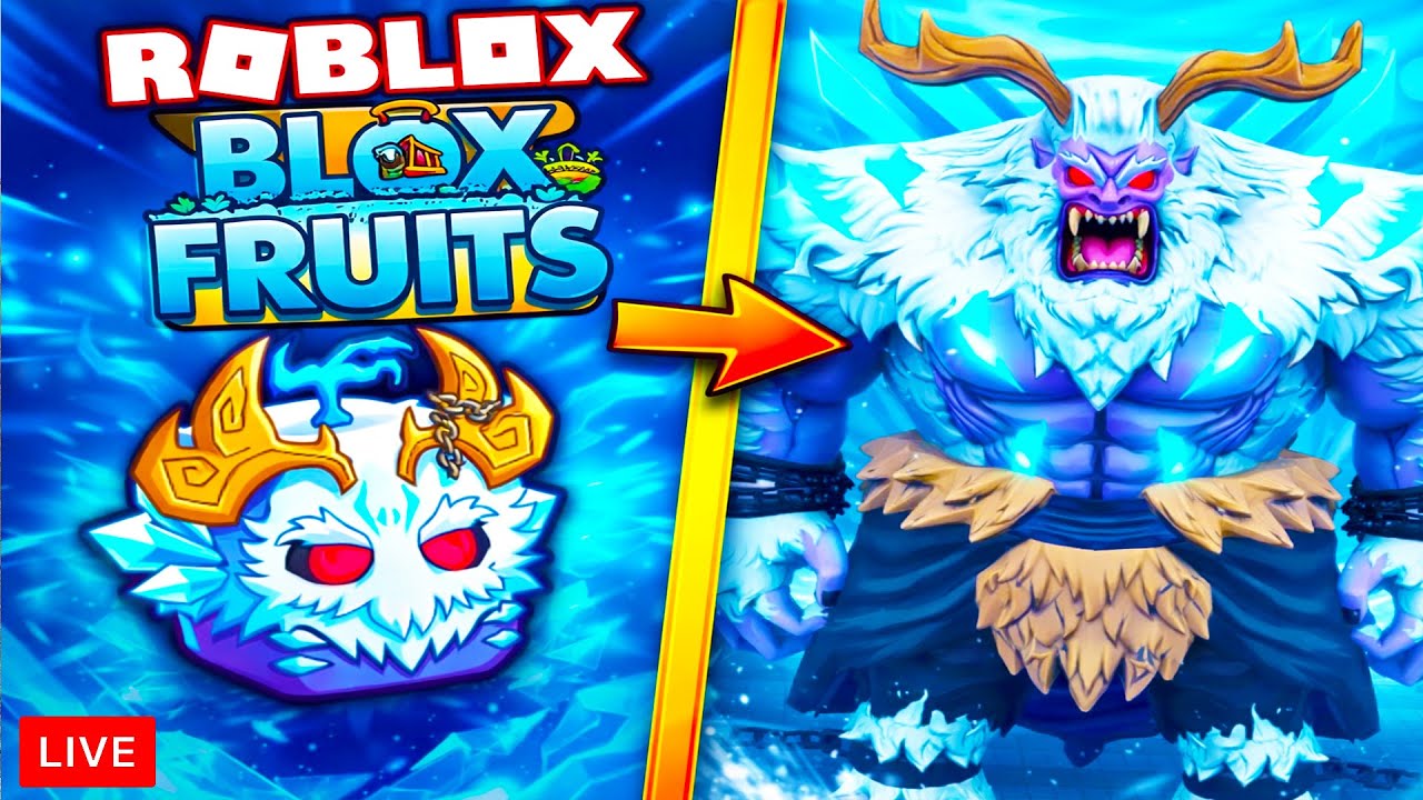 🔴Live - YETI FRUIT SHOWCASE: COLD POWER, BIG DAMAGE  🔴  