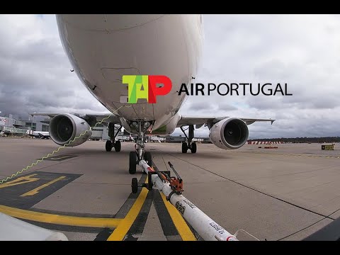 TAP Air Portugal Airbus A319 Pushback From The Tug