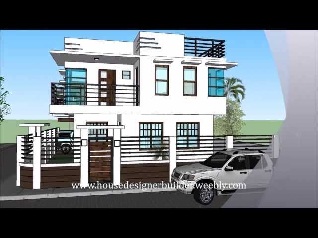 Modern 2 Storey House With Roofdeck - Youtube